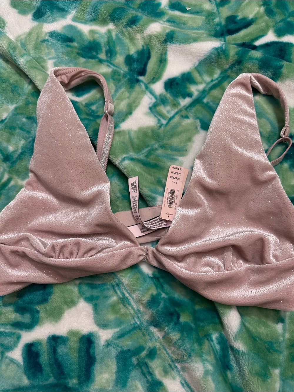 Victoria’s Secret Sparkly Bralette,L,NWT